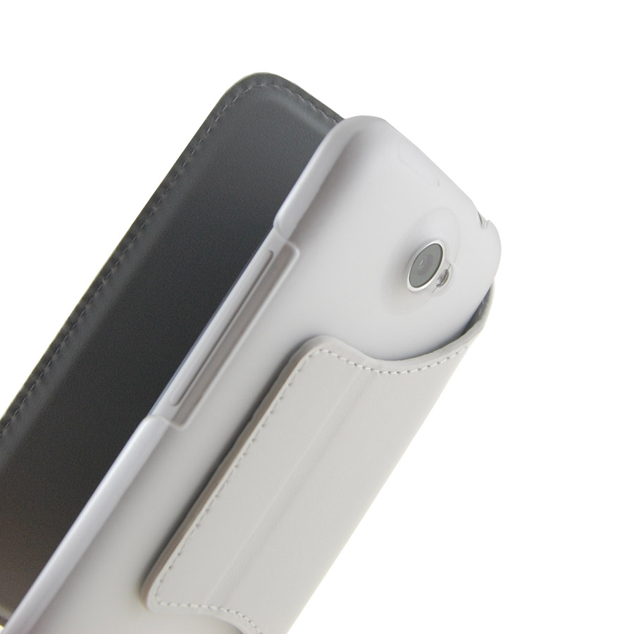 HTC HC V701 Hard Shell With Kick Stand For HTC One X - Clear/White