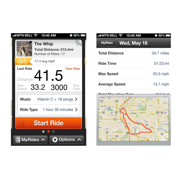 iBike Dash CC Cycling Computer for Apple Devices