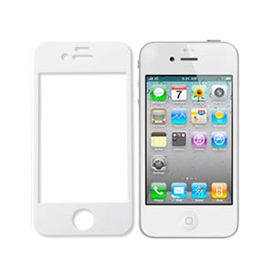 Protection d'écran iPhone 4S / 4 UltraGlass - Blanche 02