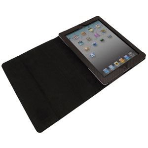 Housse iPad 3 / iPad 2 Carbon Fibre Style - Noire 01