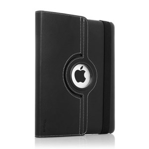 Targus Rotating Leather Style Case for iPad 3 - Black
