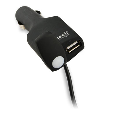 Naztech Stealth 1000mAh Micro USB Car Charger with Extra USB Port