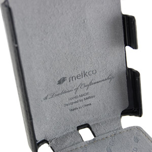 Housse en cuir Sony Xperia S Melko Premium Flip – Noire - intérieur