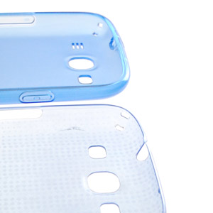 Genuine Samsung S3 Slim Case - Blue - EFC-1G6SBEC - Twin Pack
