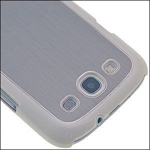 Uunique Metallic Case For Samsung Galaxy S3 - Marble White