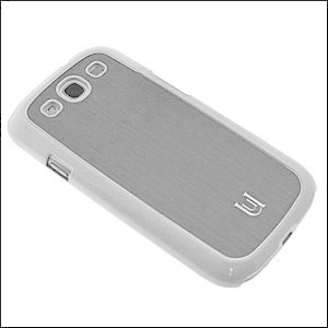 Uunique Metallic Case For Samsung Galaxy S3 - Marble White