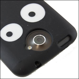 Funda Silicona para HTC One X - Ojos