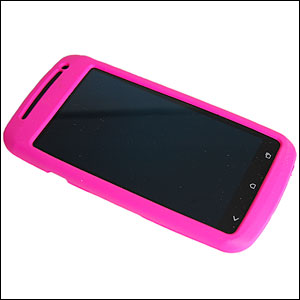 Coque silicone HTC One S - Fleurs - face avant