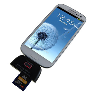 Kit de connexion 4-en-1 Samsung Galaxy S3 Mobile Fun - carte SD
