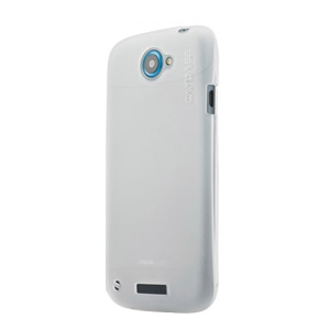 Coque HTC One S Capdase Soft Jacket Xpose - Blanche - face arrière
