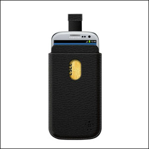 Belkin Leather Style Pouch for Samsung Galaxy S3 - Black