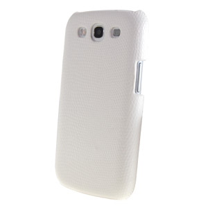 Samsung Galaxy S3 Snake Skin Back Case - White