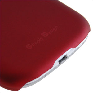 Metal-Slim Protective Case For Samsung Galaxy S3 - Red