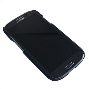 Coque Samsung Galaxy S3 Tech21 Impact Snap - Bleue - vue de profil