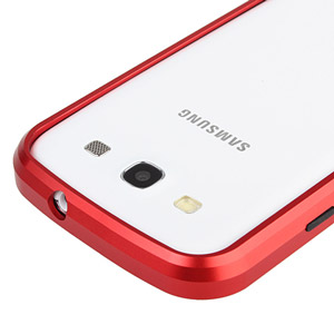Bumper Samsung Galaxy S3 Gimmick Five - Rouge - face avant