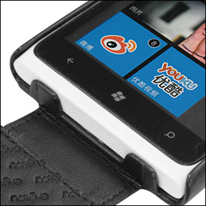 Noreve Tradition A Leather Case for Nokia Lumia 900 - Black