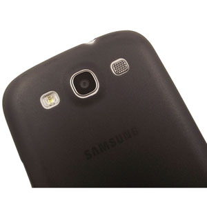 Coque Samsung Galaxy S3 SD Ultra Thin TPU - Noire - vue de dos