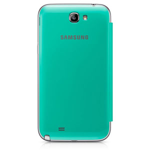 Genuine Samsung Galaxy Note 2 Flip Cover - Mint Green - EFC-1J9FMEGSTD