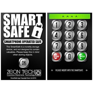 Smartphone Activated Smart Safe for Android and Apple Devices