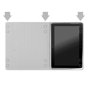 Samsung Galaxy Note 10.1 Ultra Thin Folio Case - Black