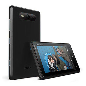 Nokia Original Lumia 820 Wireless Charging Shell CC-3041BK - Black