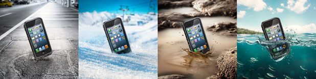 Funda iPhone 5 Indestructible LifeProof - Negra