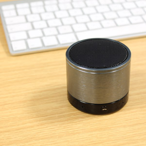 Enceinte Bluetooth SoundWave II - Noire - vue de face