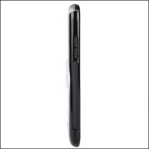 Coque Samsung Galaxy Note 2 FlexiShield Wave avec béquille – Transparente / Noire4