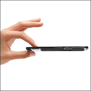 Coque Samsung Galaxy Note 2 FlexiShield Wave avec béquille – Transparente / Noire5