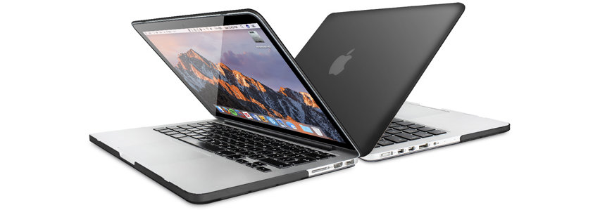 Olixar ToughGuard MacBook Pro Retina 13 inch Case (2012-2015) - Black