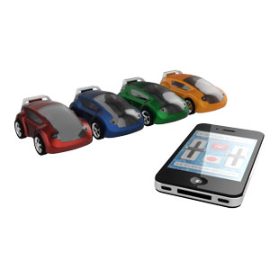 DeskPets CarBot App Controlled Car - Red