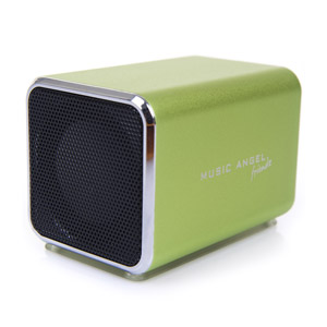 Enceinte portable Music Angel Friendz Stereo - Verte - face avant