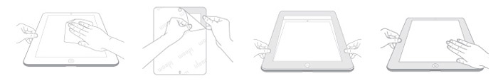  Moshi iVisor XT Screen Protector for iPad Mini - White