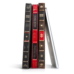 Housse iPad Mini 3 / 2 / 1 Twelve South BookBook - Marron / Rouge