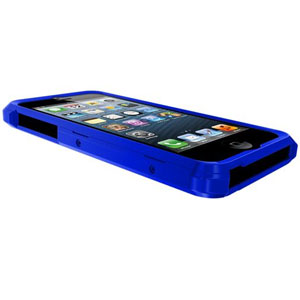 Coque iPhone 5 Trident Appollo 2 en 1 ? Blue / Orange