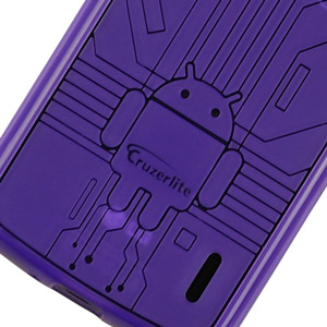 Cruzerlite Bugdroid Circuit Case for Google Nexus 4 - Purple