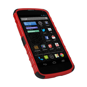 Coque Google Nexus 4 ArmourDillo Hybrid - Rouge1
