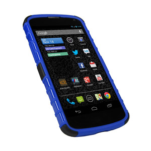 Coque Google Nexus 4 ArmourDillo Hybrid - Bleue1