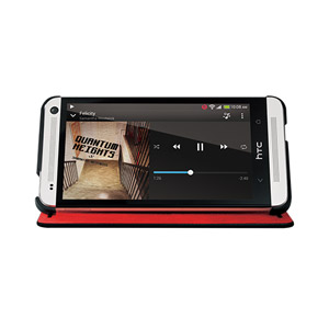 Housse HTC One Double Flip HC C841 ? Noire / Rouge 1