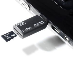 Lector de tarjeta Micro SD Veho VSD-003 USB