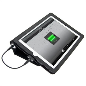 Chargeur de batterie Veho Pebble - 6600 mAh et housse portefeuille iPad et iPad 2 - Noire1