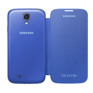 Genuine Samsung Galaxy S4 Flip Cover - Light Blue - EF-FI950BCEGWW