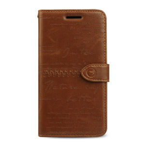 Zenus Masstige BlackBerry Z10 Lettering Diary Case - Brown