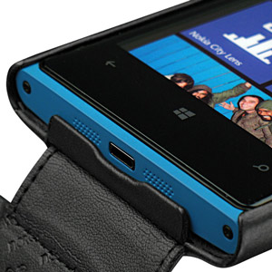 Housse cuir Nokia Lumia 920 Norêve Tradition B - Noire