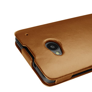 Noreve Tradition Leather Case for HTC One - Brown