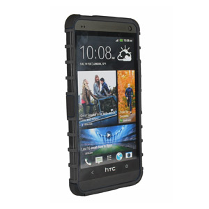 ArmourDillo Hybrid Protective Case for HTC One - Black