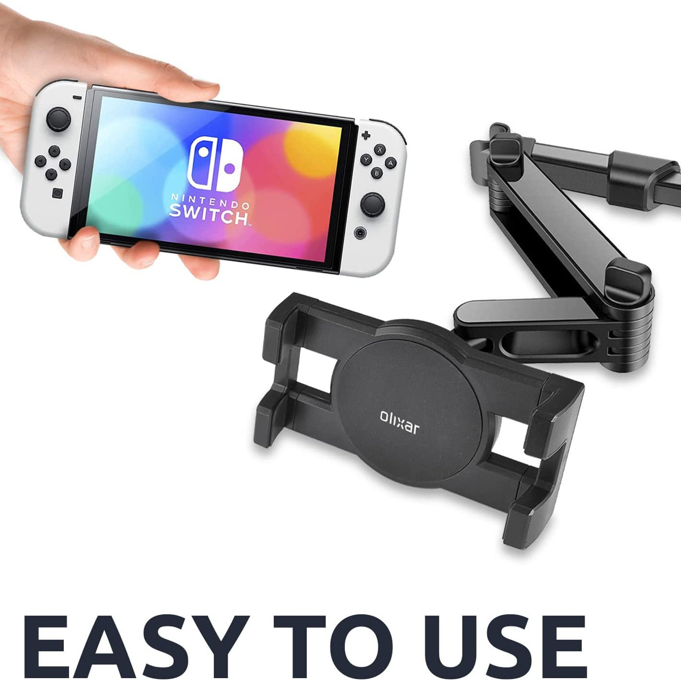 Olixar Headrest mount with Nintendo Switch