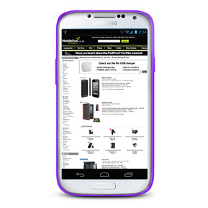 FlexiShield Case for Samsung Galaxy S4 - Purple