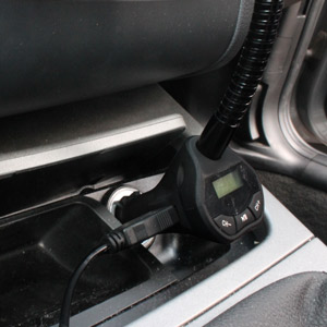 RoadWarrior Universal Micro USB Car Holder, Charger and FM Transmitter