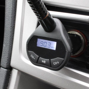 RoadWarrior Universal Micro USB Car Holder, Charger and FM Transmitter